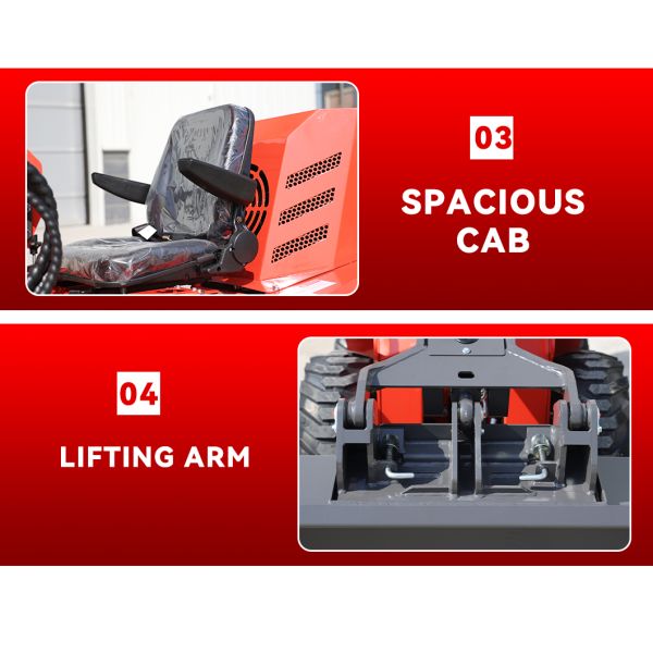 TRS-360Z Mini Skid Steer Loader EPA Approved Small Loader Diesel Powered Multiple color options