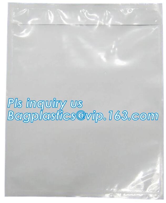 mailing packing list envelope for jewelry, blank mailing PE packing list envelope in stock, DHL Asia Pacifica Packing li
