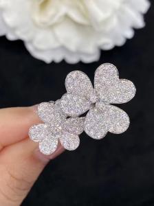 Best China Round Cut HK Setting Jewelry Luxury 8-10g Carat 18K Gold Diamond Ring wholesale