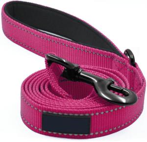 Best Wide Nylon Reflective Dog Leash Soft Padded Customized Brand Logo Available wholesale
