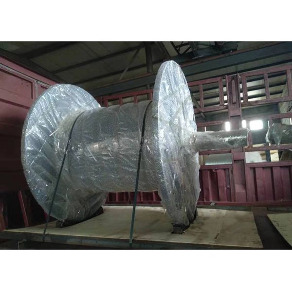 Tower Crane Winch Grooved Drum With Brake Belt Customized