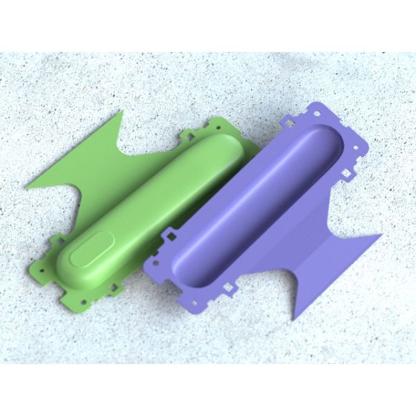 OEM / ODM : Cold Runner Injection Molding & Scan Pen Rear Cover (1*2) No.24003