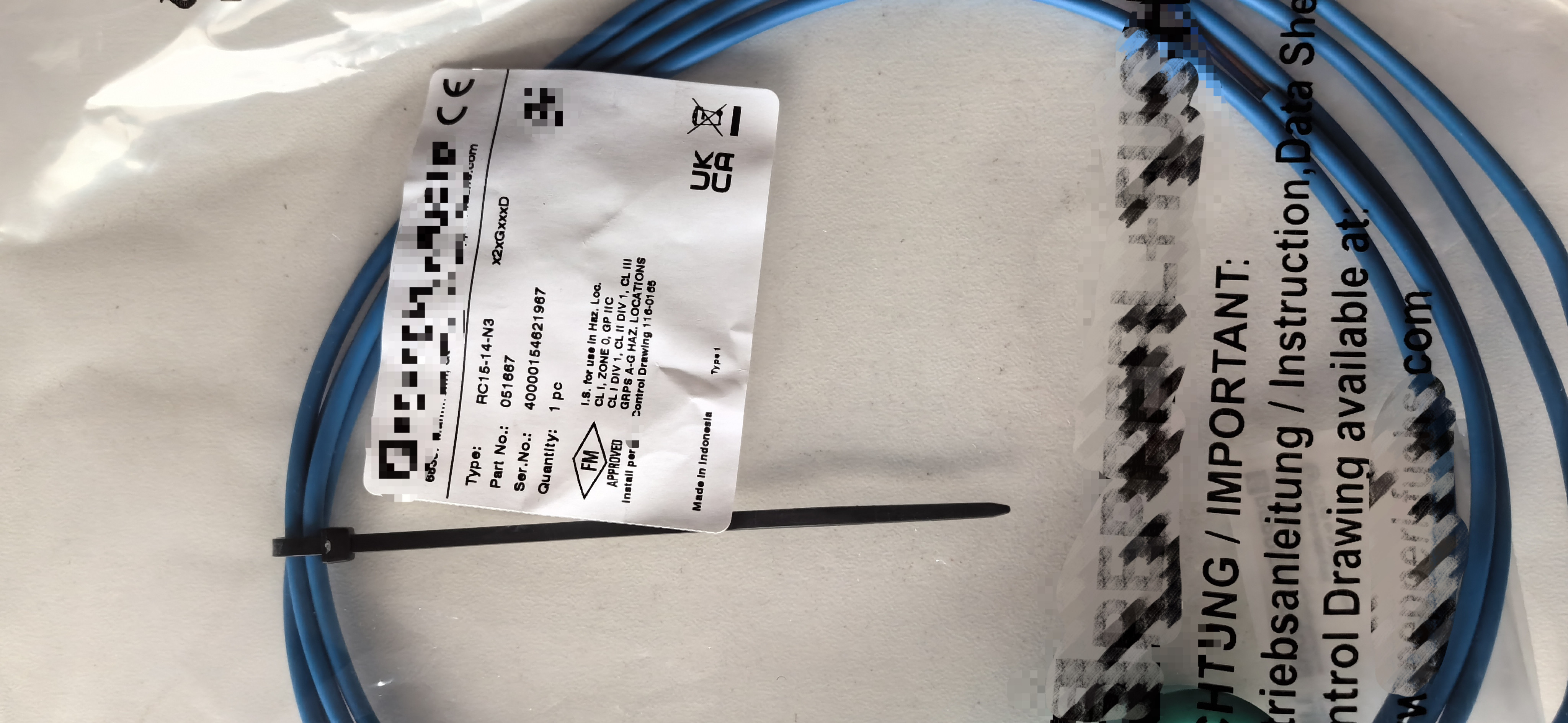 P+F Inductive Ring Sensor RC15-14-N3