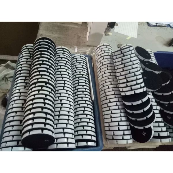 4" Resin Bond Husqvarna diamond grinding Transitional Pads for concrete grinding