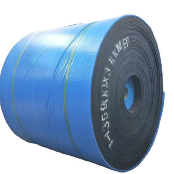 Cheap 8mm Thick Black Heat Resistant Conveyor Belt ST2000 for sale