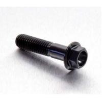 China Steel Anti Loose Titanium Flange Screw Bolt External Hex Drive With Hat Ring for sale