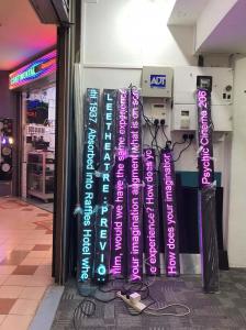China Custom P3mm RGB LED Moving Sign Board With 16port Exchanger on sale