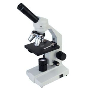 Monocular Head High School Microscope Concave - Plane Mirror Illumination