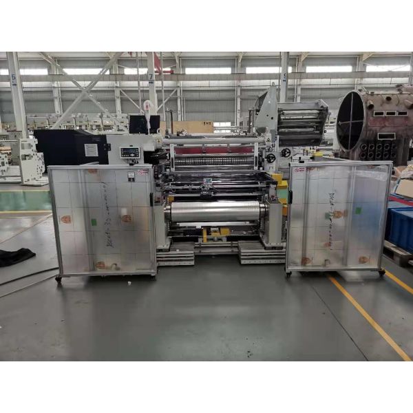 High Precision Slitter Rewinder Machine , Stretch Film Slitting Rewinding Machine