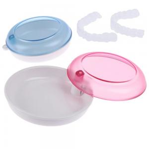 Best Plastic Portable Dental Retainer Box Colorful With Rotary Switch wholesale